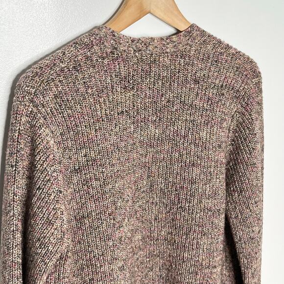 Marine Layer Womens Cabin Cardigan Sweater Small Brown Haether Knit Pockets - Picture 8 of 12